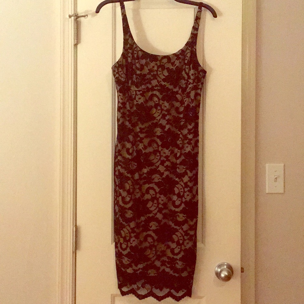 Black, lacy dress